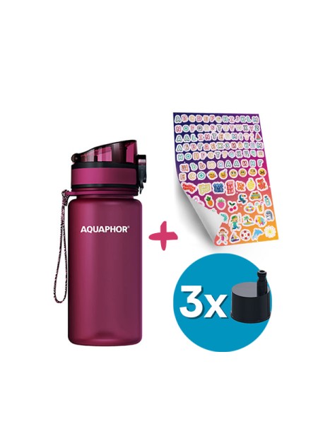 Филтрираща бутилка City 350ml. (с 3 филтъра) Филтрираща бутилка City 350ml. (с 3 филтъра)