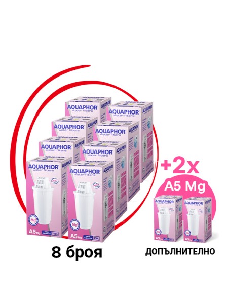 A5 Mg+, 8 бр. + 2 бр. Допълнително A5 Mg+, 8 бр. + 2 бр. Допълнително