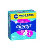 ALWAYS Ултра Супер, Размер 2, дамски превръзки, 48бр.