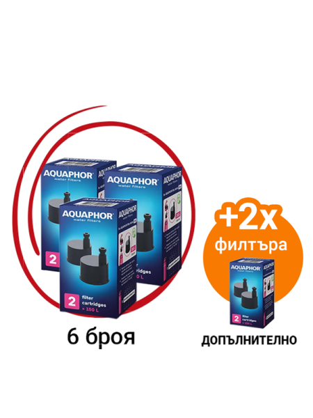 Филтър за бутилка City 6 бр. +  2 бр. Допълнително Филтър за бутилка City 6 бр. +  2 бр. Допълнително