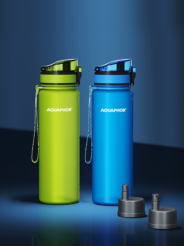 Филтрираща бутилка City 800ml. (с 3 филтъра) и комплект стикери!