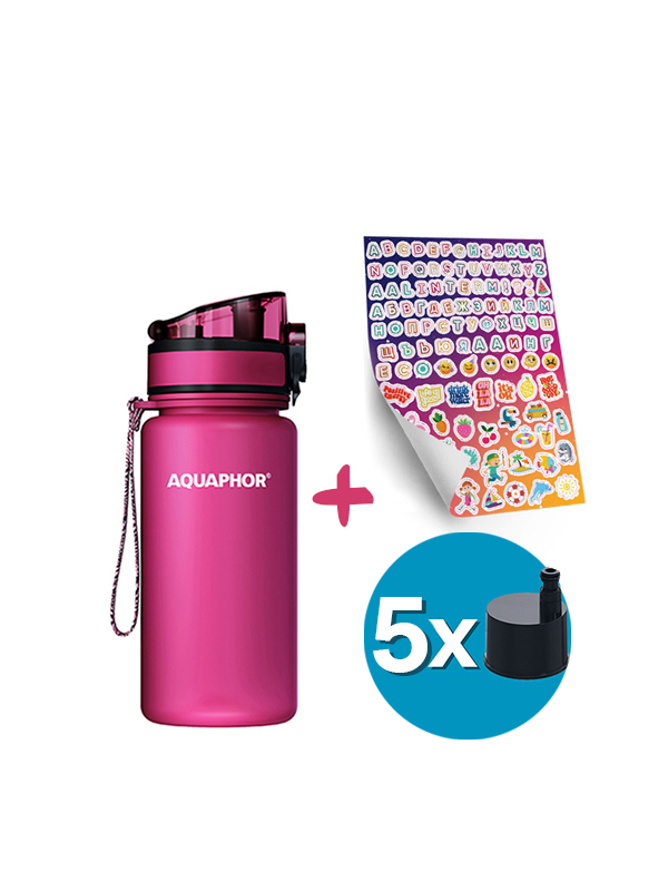 Филтрираща бутилка City 350ml. (с 5 филтъра) Филтрираща бутилка City 350ml. (с 5 филтъра)