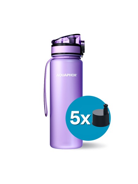 Филтрираща бутилка City 500ml. (с 5 филтъра) Филтрираща бутилка City 500ml. (с 5 филтъра)