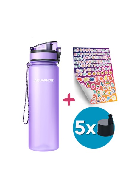 Филтрираща бутилка City 500ml. (с 5 филтъра) Филтрираща бутилка City 500ml. (с 5 филтъра)