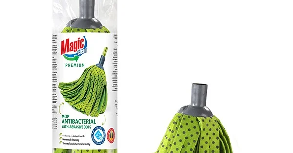Magic Clean БЪРСАЛКА PREMIUM АНТИБАКТЕРИАЛНА С АБРАЗИВНИ ТОЧКИ - 951323