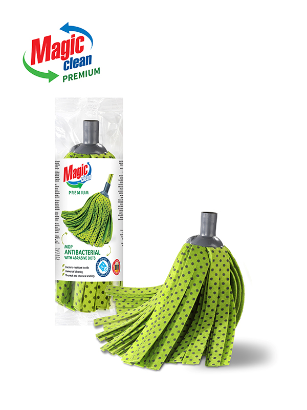 Magic Clean БЪРСАЛКА PREMIUM АНТИБАКТЕРИАЛНА С АБРАЗИВНИ ТОЧКИ