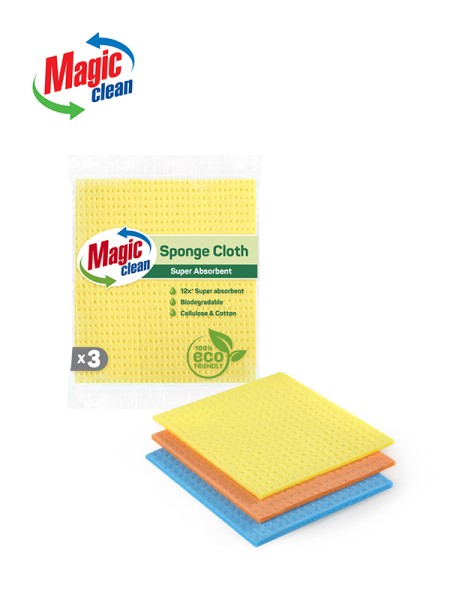 Magic clean ПОПИВАТЕЛНИ КЪРПИ БИОРАЗГРАДИМИ 3 БР. Magic clean ПОПИВАТЕЛНИ КЪРПИ БИОРАЗГРАДИМИ 3 БР.