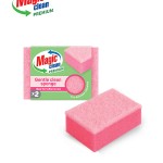 Magic Clean ГЪБА PREMIUM ЗА ДЕЛИКАТНИ ПОВЪРХНОСТИ GENTLE CLEAN 2 БР.