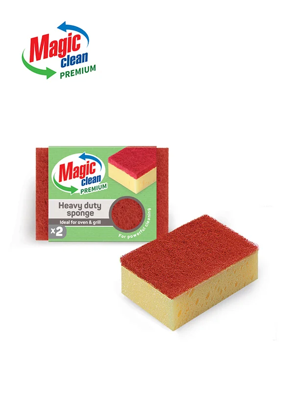 Magic Clean ГЪБА PREMIUM ЗА СИЛНО ЗАМЪРСЕНИ ПОВЪРХНОСТИ HEAVY DUTY ...