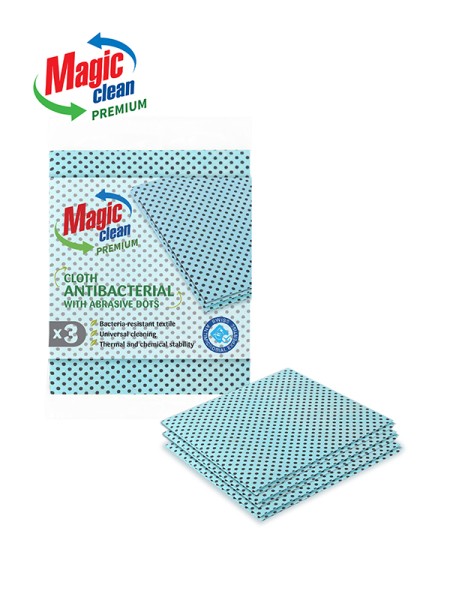 Magic Clean КЪРПИ PREMIUM АНТИБАКТЕРИАЛНИ С АБРАЗИВНИ ТОЧКИ 3 БР. Magic Clean КЪРПИ PREMIUM АНТИБАКТЕРИАЛНИ С АБРАЗИВНИ ТОЧКИ 3 БР.