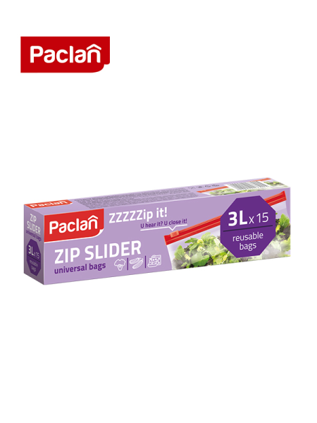Paclan ПЛИКОВЕ С ЦИП ZZZIP IT ZIP 3 Л., 15 БР. Paclan ПЛИКОВЕ С ЦИП ZZZIP IT ZIP 3 Л., 15 БР.