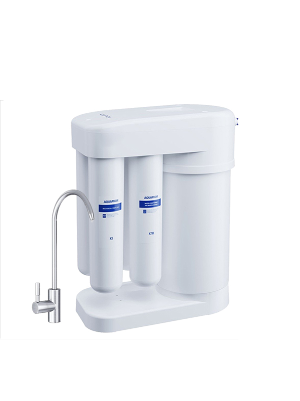 DWM-101S Компактна система с обратна осмоза | Aquaphor DWM-101S е компактна система за обратна осмоза, която премахва 99.9% от бактериите и котления камък за чиста питейна вода с премиум качество у дома.