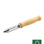 FACKELMANN Белачка неръждаема 15 см, дървена дръжка