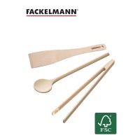 FACKELMANN Комплект дървени прибори FACKELMANN Комплект дървени прибори