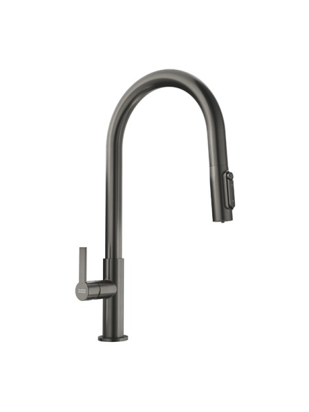 FRANKE Maris Slim Clear Water J PVD Pulldown комбиниран трипътен смесител