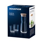 Комплект гарафа за вода 1л. с 2 чаши