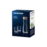 Комплект гарафа за вода 1л. с 2 чаши Комплект гарафа за вода 1л. с 2 чаши