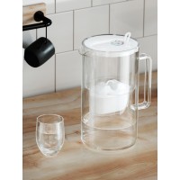 Стъклена филтрираща кана Гласс, 2.5л с 4 филтъра MFP Mg