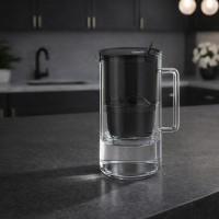 Стъклена филтрираща кана Гласс, 2.5л с 3 филтъра MFP Mg