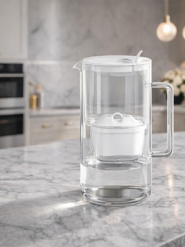 Стъклена филтрираща кана Гласс, 2.5л