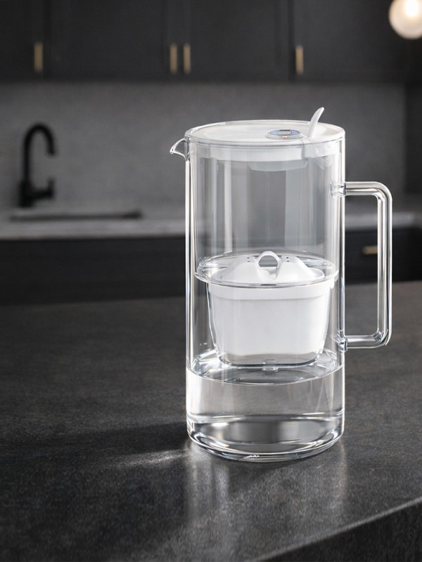 Стъклена филтрираща кана Гласс, 2.5л