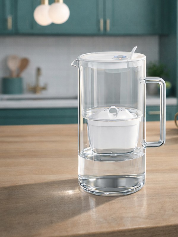 Стъклена филтрираща кана Гласс, 2.5л