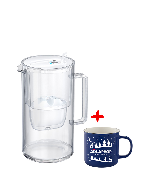 Стъклена филтрираща кана Гласс, 2.5л