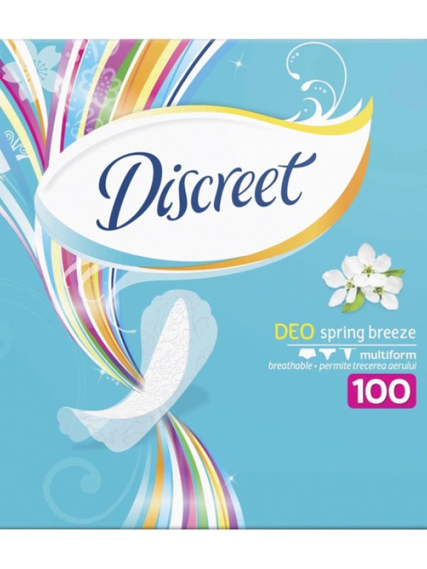 DISCREET Део Морски бриз, дамски превръзки, 100 бр. DISCREET Део Морски бриз, дамски превръзки, 100 бр.