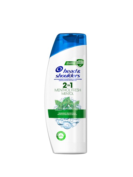 Head & Shoulders Шампоан ментол 2 В 1, 400МЛ Head & Shoulders Шампоан ментол 2 В 1, 400МЛ