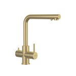  SCHOCK Комбиниран трипътен смесител Vitus Pull Out White Gold