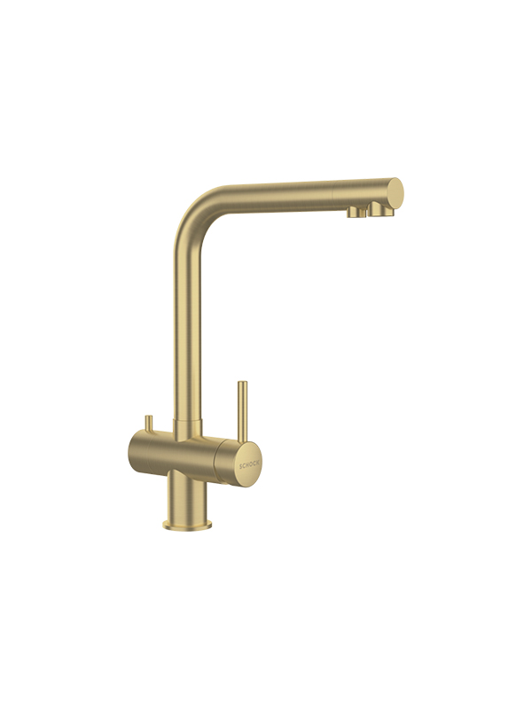 SCHOCK Комбиниран трипътен смесител Vitus Fix White Gold SCHOCK Комбиниран трипътен смесител Vitus Fix White Gold