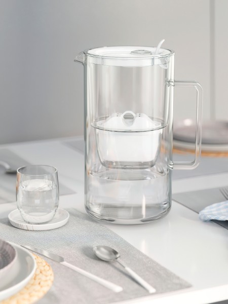 Стъклена филтрираща кана Гласс, 2.5л Стъклена филтрираща кана Гласс, 2.5л