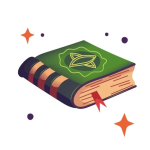 Хелоуински стикер книга