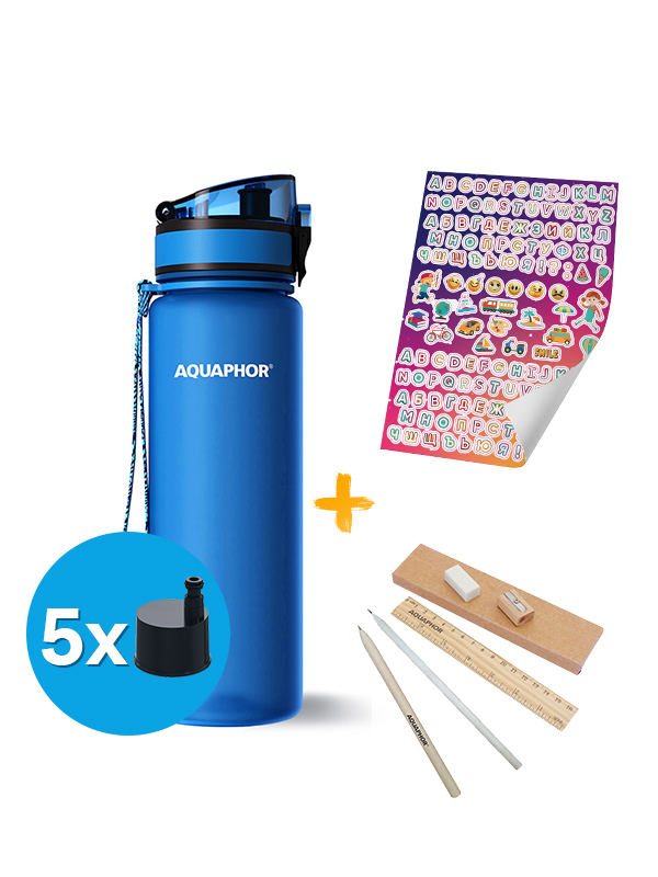 Филтрираща бутилка City 500ml. (с 5 филтъра) Филтрираща бутилка City 500ml. (с 5 филтъра)