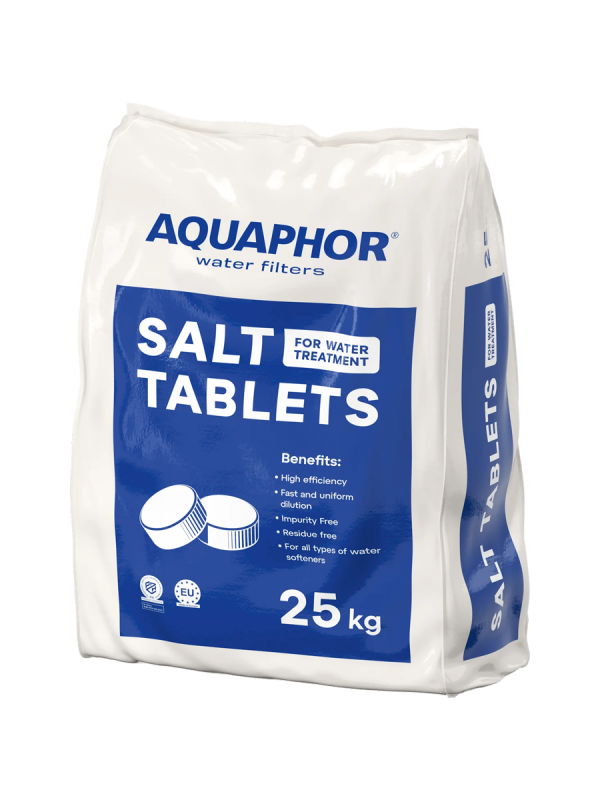 Aquaphor Сол за омекотяване 99% NaCl, таблетирана, 25 кг / чувал