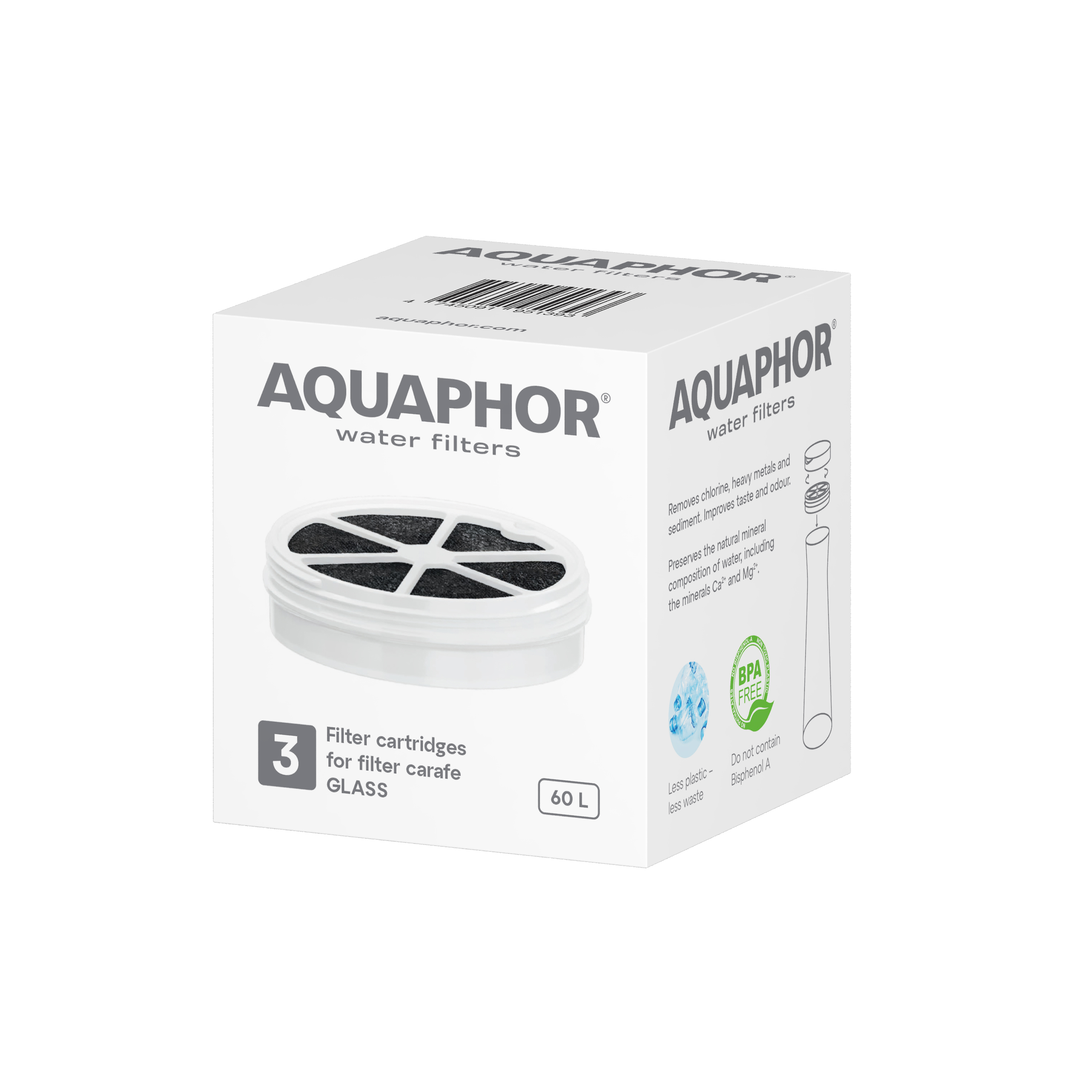 Aquaphor филтри за стъклена гарафа, 3 броя — 4